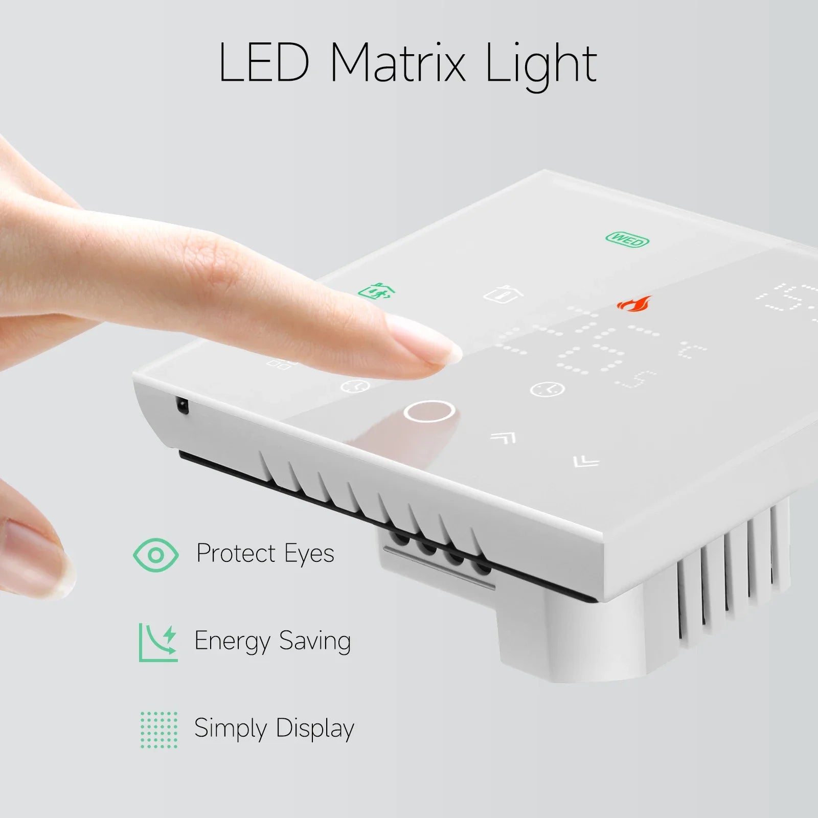 3A Water Floor Heating System Smart WIFI Thermostat with Central Actuators Connecting 8Sub-chamber Hub Controller For Gas Boiler