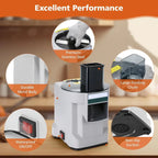 HomeWise K8600 Electric Vegetable Cutter Slicing Shredding Dicing Maker Food Processor with 3 Blade Multifunctional Cutter