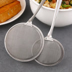 Kitchen Multi-functional Filter Stainless Steel Fine Mesh Colander Sifter Soup Fat Oil Skimmer Strainer Spoon Kitchen Gadgets