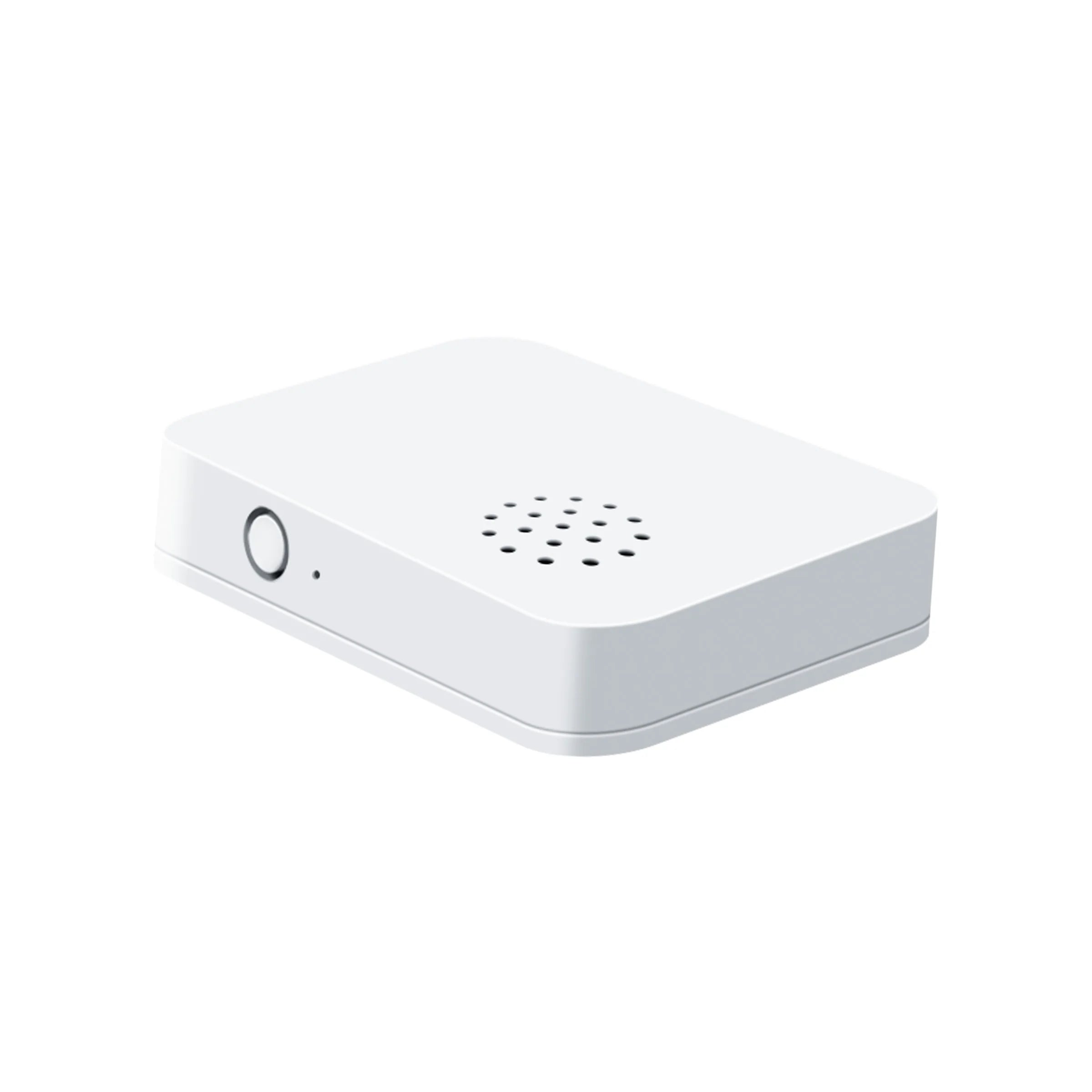 GIRIER Tuya ZigBee Vibration Sensor Smart Glass Break Detector Drop Tilt Detection Built-in Smart Siren for Home Security System