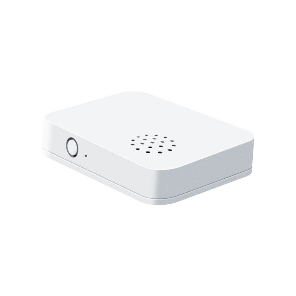 GIRIER Tuya ZigBee Vibration Sensor Smart Glass Break Detector Drop Tilt Detection Built-in Smart Siren for Home Security System