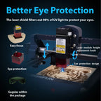 Mini Cnc DIMIFUN D9 4.5W Laser Engraving Machine Wood Router with Acrylic & Stainless Steel Engraving Capability laser cutter