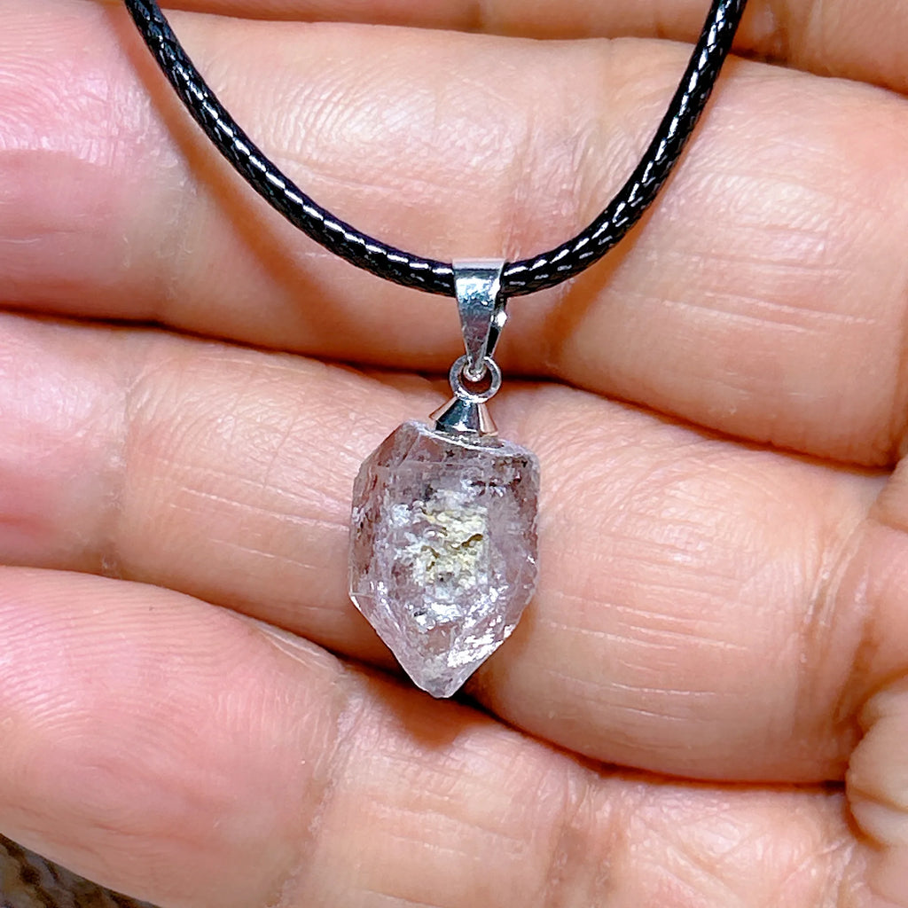 Natural Crystal Herkimer Diamond Pendant Hang Stone Gemstones Mineral Energy Reiki Home Decorations Gift Ore Crystals