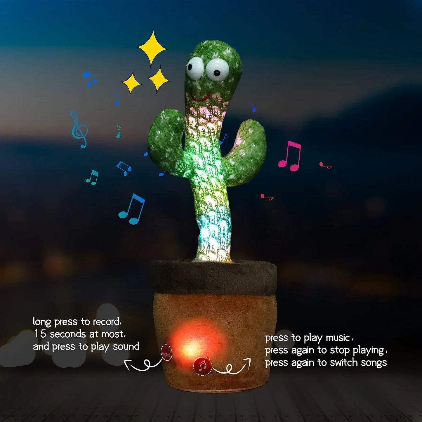 Talking & Dancing Cactus Toy