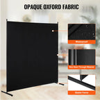 SucceBuy 1/3/4/6Panels PET Polyester Soundproof Screen Folding Privacy Portable PartitionDivider for RoomSeparation Freestanding