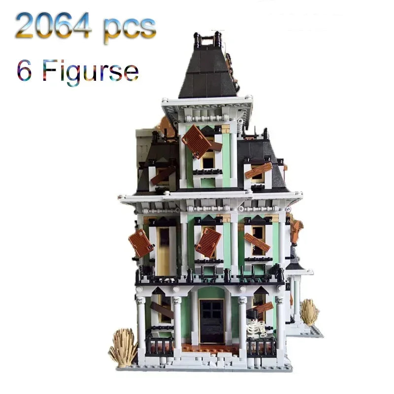 IN stock Monster Fighter Movie Series Ghost House DIY10228 Birthday Christmas Gift for Children