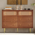 Dresser for Bedroom,Chest of Drawers, 6 Drawer Dresser,Floor Storage Drawer Cabinet for Home Office,for indoor bedroom furniture