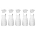 10-Piece Children's Apron And Chef Hat Set Adjustable Children's Kitchen Apron For Cooking And Painting