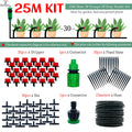 Greenhouse 10M-30M DIY Drip Irrigation System Automatic Watering Garden Hose Micro Drip Watering Kits with Adjustable Drippers