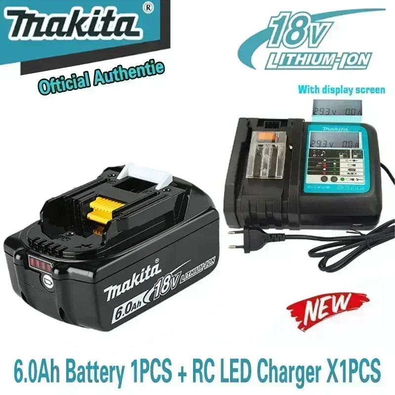 🍀⚡️Makita Original 18V 2.0/5.0/6.0Ah Rechargeable Lithium-ion Battery for DTD173 TWO04G DTW700 DGA404 High-Quality Power Tool
