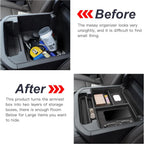 Center Console Organizer Tray For 2021-2024 GMC YuKon Denali, Chevy Suburban/Tahoe Armrest Storage Box Interior Accessories