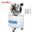 SucceBuy 30L 40L Air Compressor 6.6/8.8 Gallon Ultra Quiet Oil-free Air Compressor 850W For Garage Workshop Clinic Home Repair