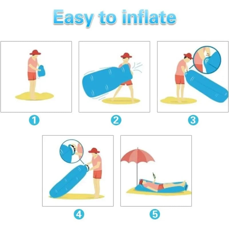 Portable Inflatable Air Sofa Bed - Compact Lounge sofa for Camping, Beach,party Lightweight Water-Resistant Outdoor Furniture
