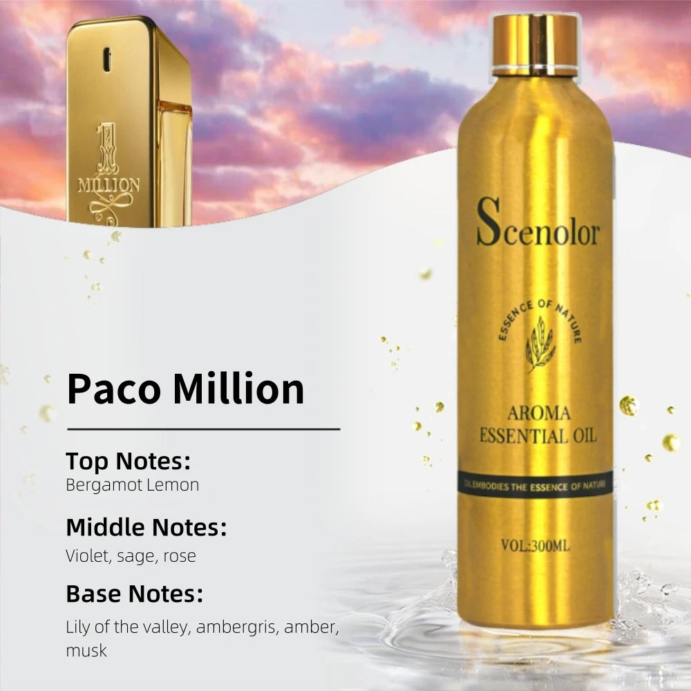 300ml French Oud Fragrance Oil - Long-Lasting Hotel & Home Perfume