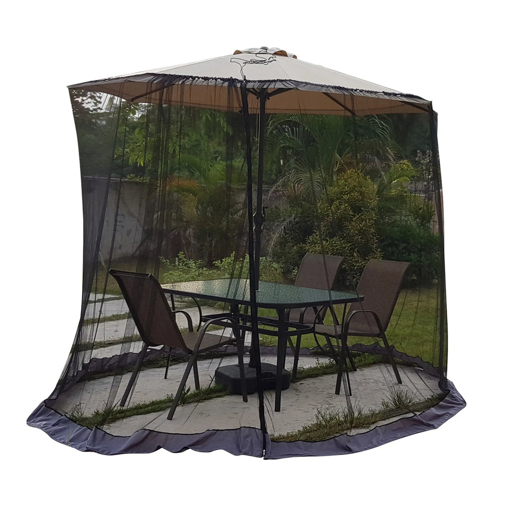 Outdoor Mosquito Net for A2 Banana Crank Arm Umbrella 250-300cm Diameter 230cm Height Sunshade Gazebo Roman Umbrella A1 A2 A3 Mo