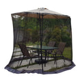 Outdoor Mosquito Net for A2 Banana Crank Arm Umbrella 250-300cm Diameter 230cm Height Sunshade Gazebo Roman Umbrella A1 A2 A3 Mo