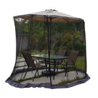 Outdoor Mosquito Net for A2 Banana Crank Arm Umbrella 250-300cm Diameter 230cm Height Sunshade Gazebo Roman Umbrella A1 A2 A3 Mo