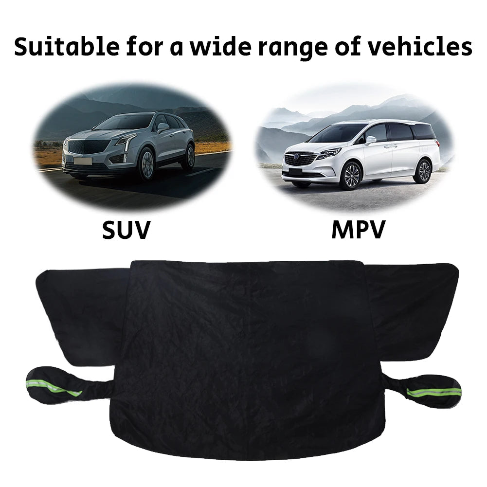 Magnetic Car Snow Shield Waterproof Windshield Cover Oxford Cloth Anti Freeze Sunshade for All Weather Protection