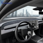 Anti-UV Dash Mat for Tesla Model Y Juniper 2025 2026-up Sunshade Protector Non-slip Accessories Top Flannel Dashboard Cover Pad