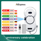 PuRuiKai robot electric automatic window cleaning Robotic vacuum cleaner, with  remote control, automatic spray