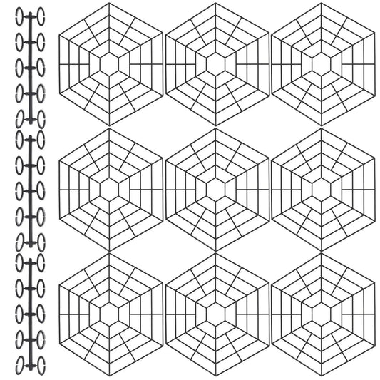 10 PCS Durable Fish Net Guard Hexagon Shop Pond Protective Six Angle Protectors Professional
