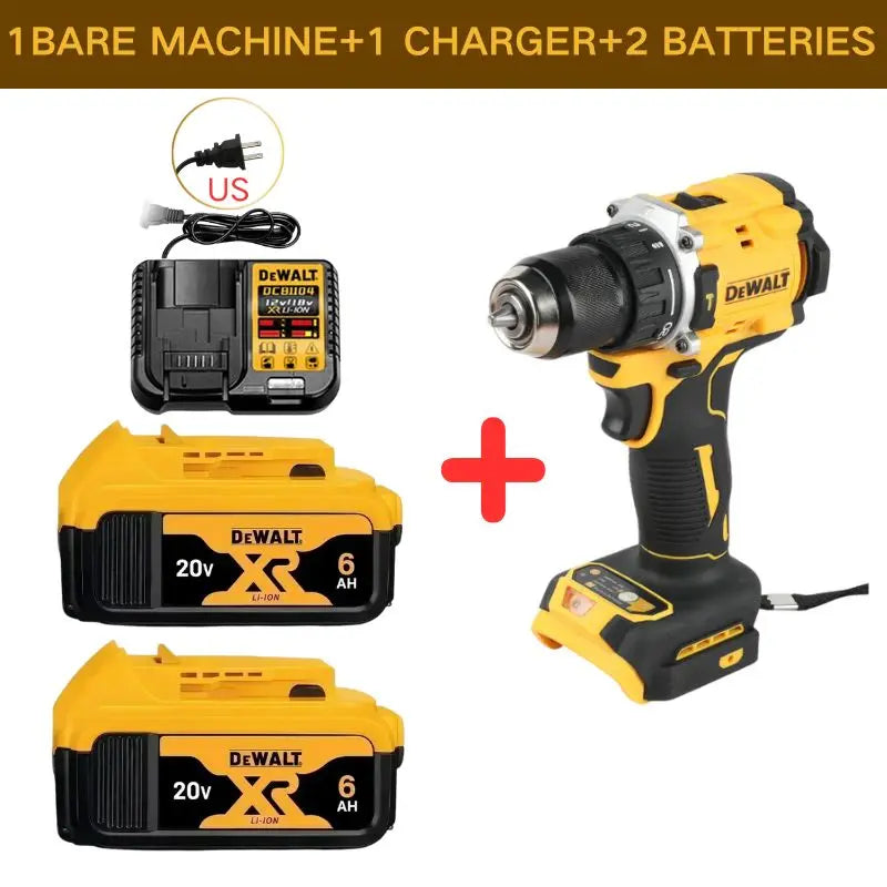 DeWalt DCD805 20V Brushless Slot Wrench, Compact Drill or Tools Driver Battery Impact Wrench, Power Tool