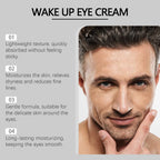 East Moon Wake Up Eye Cream Fade Fine Lines Reduce Dark Circles Eye Bags Puffiness Hydrating Moisturizer Men Eye Care Lotion