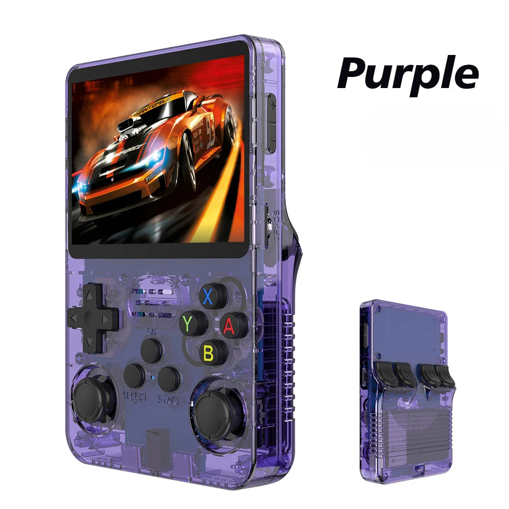 BOYHOM R36S Retro Handheld Game Console - Linux System, 3.5" IPS, 64GB/128GB/256GB | AlluCanFind