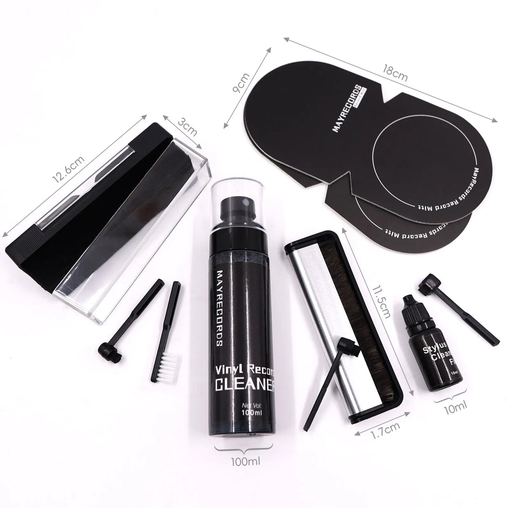 Hot Multi-Suit Anti-Static Record Cleaning Kit Dust Remover CD/LP Vinyl Phonograph Turntable Player Records Cleaning Accessories