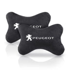 Car Seat Head Neck Rest Cushion Headrest Pillow Pad For Peugeot 408 4008 308 3008 Rifter 5008 508 2008 208 301 RCZ 407 Accessory