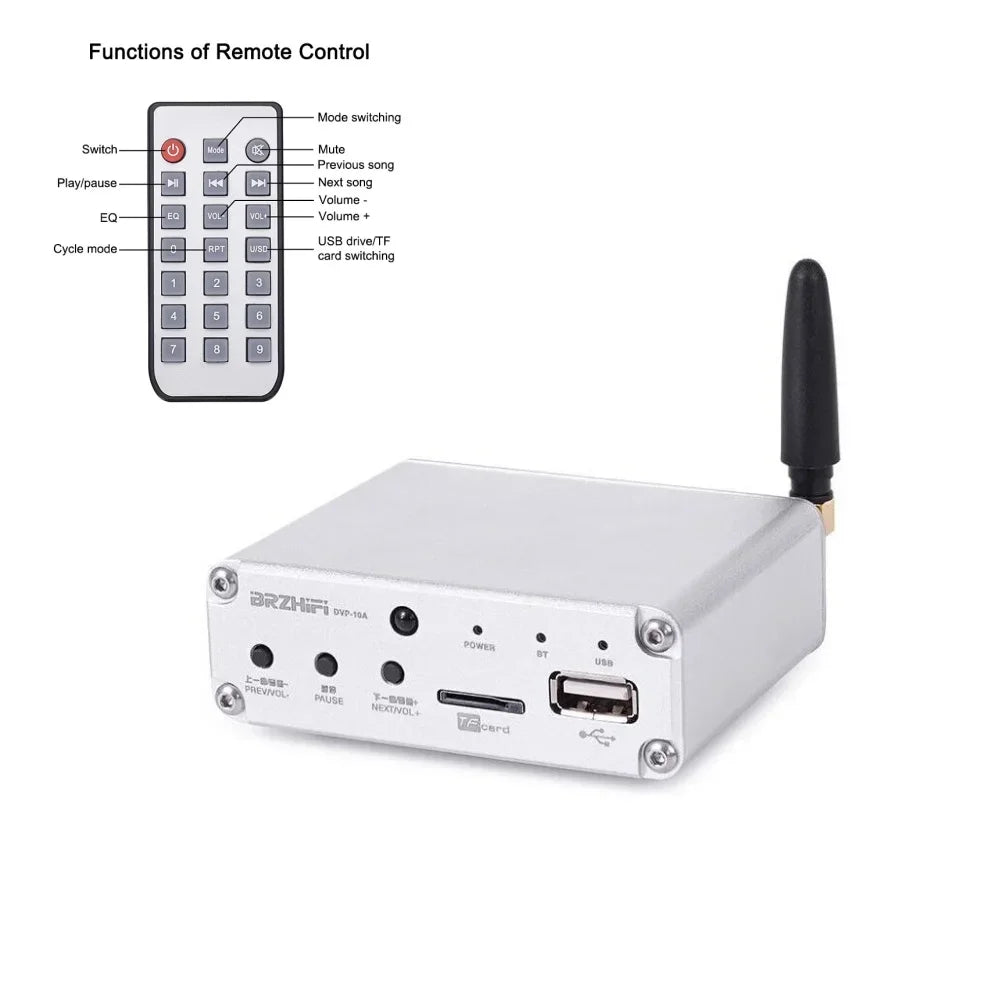 ES9018 Audio Decoder Coxial Bluetooth 5.0 Digital TV CD Set-top Box Upgrade  RCA 3.5mm DAC