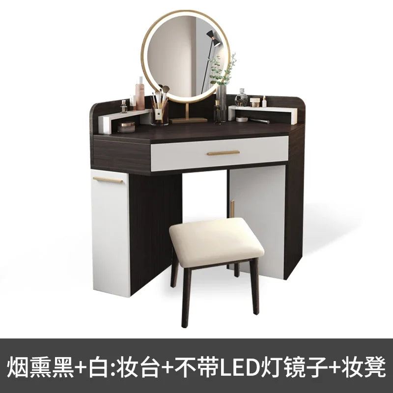 Corner Dressing Table Modern Minimalist Bedroom Corner Simple Makeup Table Multifunctional Dresser