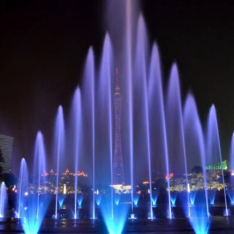 1/2" 3/4" 1" Brass Swimming Pool Decorative Fountain Nozzles Head for Outdoor Music Water Fountain Waterfall Garden Decoration