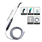 Electric Sprayer with 2/3/5/6/8m PipesGarden Watering Spray Gun with 2/4 Nozzles Type-C/USB Telescopic Irrigation Tools 전기 분무기