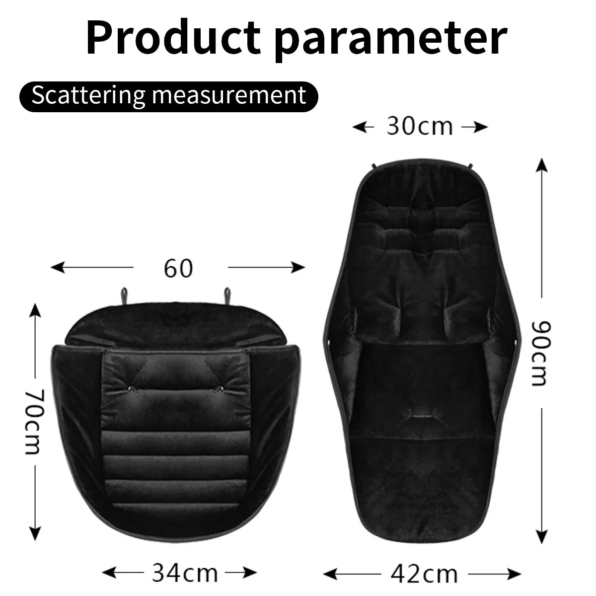 Baby Stroller Sleeping Bag Newborn Stroller Bunting Bag Oudtoor Buggy Stroller Foot Warmer Sleep Sack Winter Pram Travel Cushion