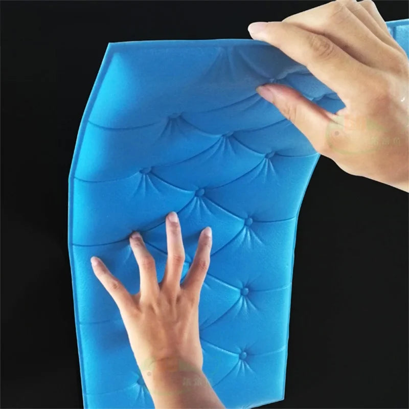 Thickened Self-adhesive Headboard Soft Bag Anti-collision Tatami Three-Dimensional Bedroom Custom Square Headboard