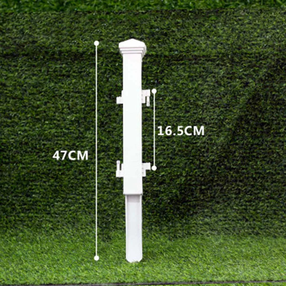 White Plastic Garden Fence Border Decoration Plant Flower Protect For Yard Lawn Edging Flower Bed Christmas Tree Decorative