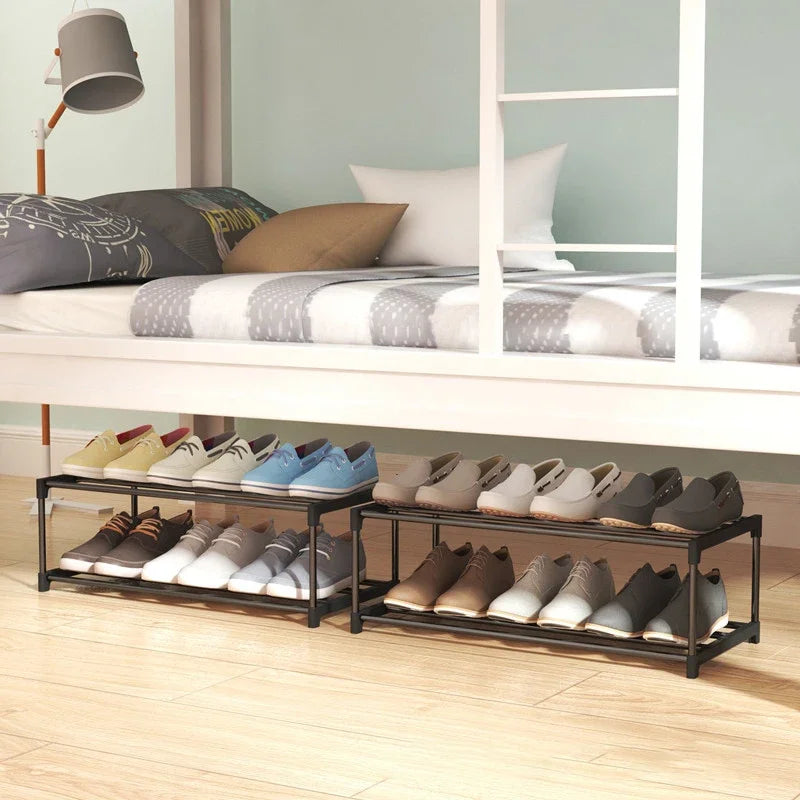 Multi-layer simple dustproof shoe rack space-saving home shoe cabinet suitable for placing at the door easy to assemble