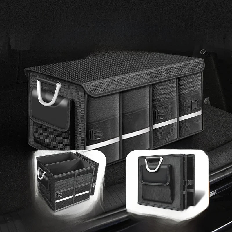 Car Storage Box Vehicle Trunk Organizer Waterproof Insulated Cusizable Simple Sle Foldable Storage Box for Changan CS75P...