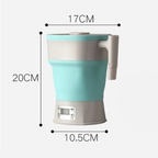 0.8L Foldable Silicone Electric Kettle Auto-power off Portable Travel 800W Thermostatic Water Bottle kitchen gadgets 110V-240V