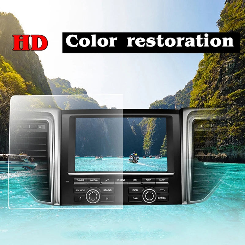 For BYD Song L 2023 2024 Car Infotainment Radio GPS Navigation Dashboard Tempered Glass Screen Protector Film Car Accessories