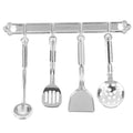 1Set Mini Vintage Dollhouse Miniatures Tableware Cutlery Cook Tools Rack Fork Spoon Children Toy 1:12 Dollhouse  Kitchen Toy