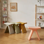 Wuli Nordic Household Shoe Changing Stool Creative Small Bench Modern Minimalist Small Stool Low Stool Special-shaped Stool 2024