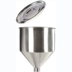 A03 Manual Liquid Filling Machine 5-100ml Adjustable Cream Filling Machine, Bottle Filler Machine with a 11.5 L Hopper