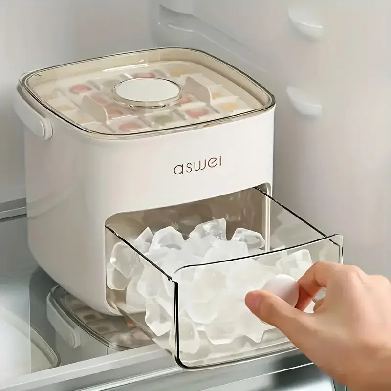 Double-Layer 48-Compartment Ice Cube Maker