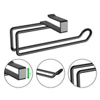 Kitchen Paper Towel Rack Cabinet Kitchen Supplies Bathroom Wall-Mounted Matte Metal Roll Paper Holder