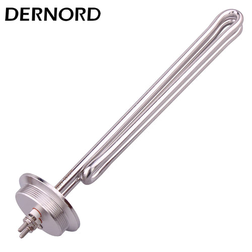 DERNORD Heating Element 2" Tri Clamp FoldBack for Brew 2.5KW 3.5KW 4.5KW 5.5KW 220V Tubular Electric Heater for Water