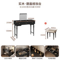 Makeup Organizer Vanity Table Modern Decor Drawer Storage Dressing Table Aesthetic Light Mirror Dressers Bedroom