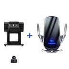 Car Phone Holder For AUDI A6 C8 A7 2019 2020 2021 2022 2023 2024 Special Fixed Bracket Base Wireless Charging Accessories