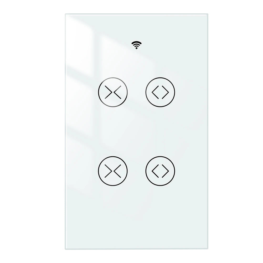 MOES Tuya Smart Life WiFi RF 2 Gang Double Curtain Blind Switch for Roller Shutter Electric Motor With Google Home Alexa